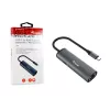 Equip USB-C naar RJ45 Gigabit-netwerk + PD-adapter USB Type-C 100W