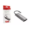 Equip USB-C 9-in-1 multifunctionele adapter, HDMI 4K/60Hz, Gigabit-LAN, USB 3.2 GEN1, SD/TF, 100W USB PD