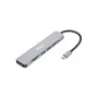 Equip USB-C 7-in-1 multifunctionele adapter, HDMI 4K/60Hz, USB 3.2 Gen1 x3, TF/Micro SD, 100W USB PD