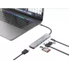 Equip USB-C 7-in-1 multifunctionele adapter, HDMI 4K/60Hz, USB 3.2 Gen1 x3, TF/Micro SD, 100W USB PD