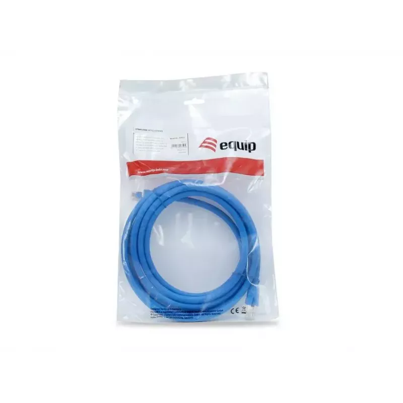 Equip Cat 8.1 S/FTP (PIMF) patchkabel, LSOH, 0,5 m, blauw