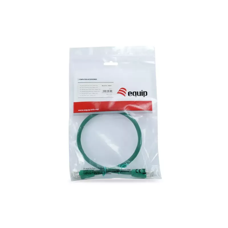 Netwerkkabel Equip Cat 8.1 S/FTP (PIMF) Patchkabel RJ-45 Cat8.1 0,5 m groen