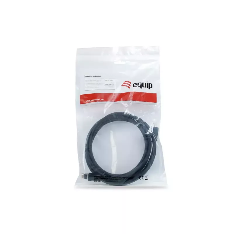 Equip Cat 8.1 S/FTP (PIMF) patchkabel, LSOH, 0,5 m, zwart
