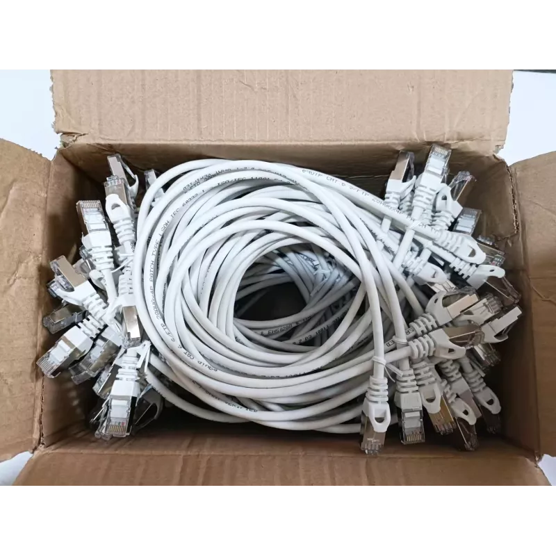 Equip Cat.6 S/FTP patchkabel, 0,5 m, wit, 60 stuks/set, 0,5 m, Cat6, S/FTP (S-STP), RJ-45, RJ-45, wit