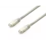 Equip Cat.6A Platinum S/FTP patchkabel, grijs, 0,5 m, 10 stuks/set