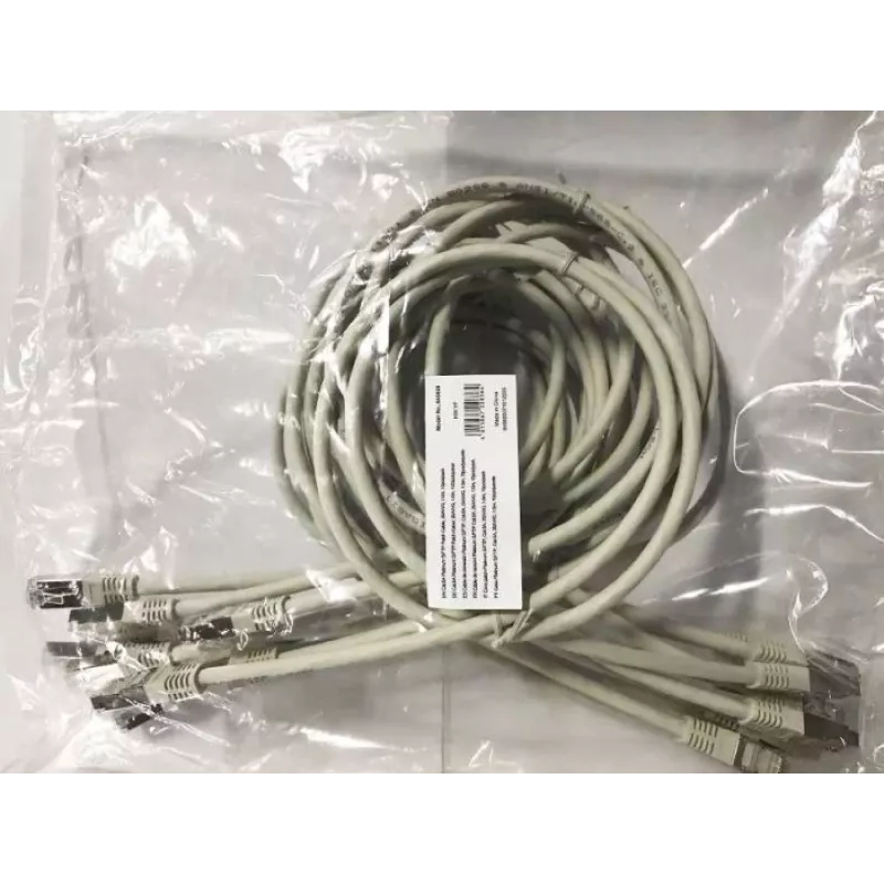 Equip Cat.6A Platinum S/FTP patchkabel, grijs, 1,0 m, 10 stuks/set