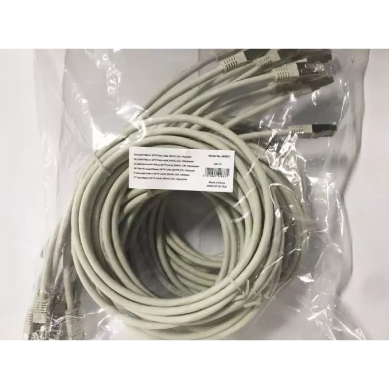 Equip Cat.6A Platinum S/FTP patchkabel, grijs, 2,0 m, 10 stuks/set