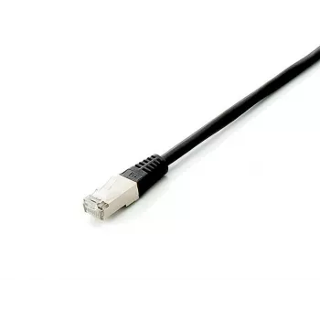 Equip Cat.6A Platinum S/FTP patchkabel, zwart, 0,25 m, 10 stuks/set