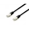 Equip Cat.6A Platinum S/FTP patchkabel, zwart, 0,5 m, 10 stuks/set