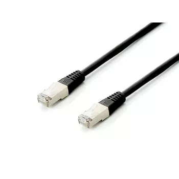 Equip Cat.6A Platinum S/FTP patchkabel, zwart, 1,0 m, 10 stuks/set