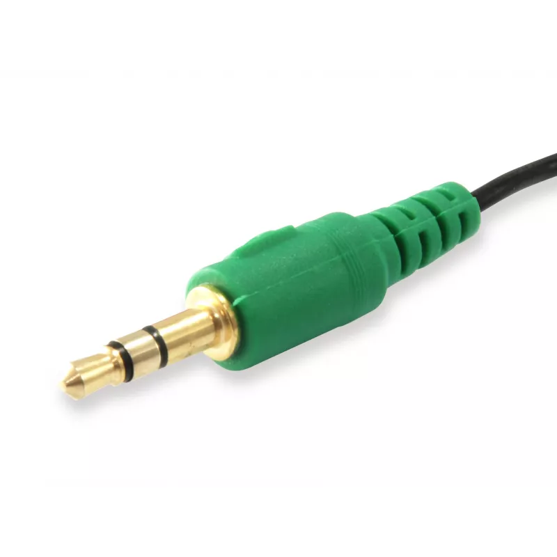 Equip audio splitkabel, zwart, 3,5 mm, 2 x 3,5 mm, bus, stekker, polyvinylchloride (PVC)
