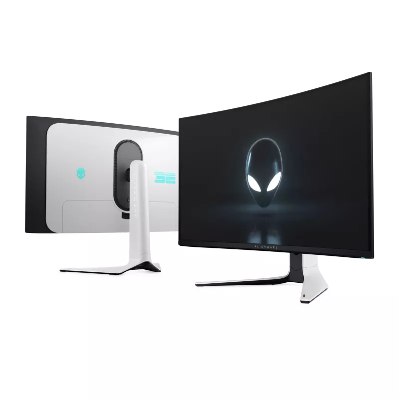 Alienware AW3225QF computermonitor 81,3 cm (32 inch) 3840 x 2160 pixel 4K Ultra HD QD-OLED zwart, wit