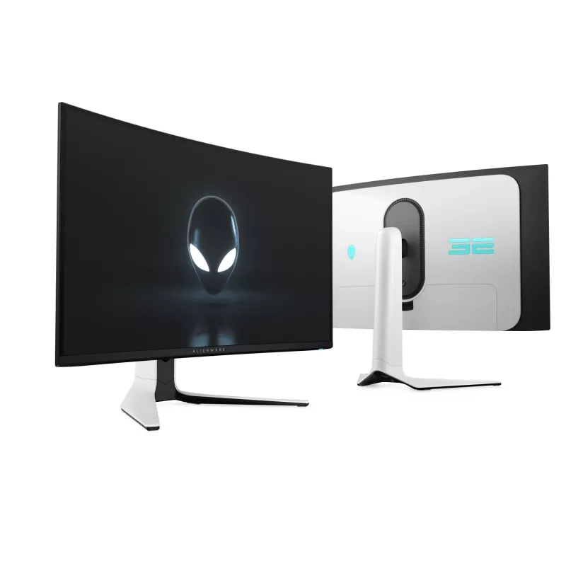 Alienware AW3225QF computermonitor 81,3 cm (32 inch) 3840 x 2160 pixel 4K Ultra HD QD-OLED zwart, wit
