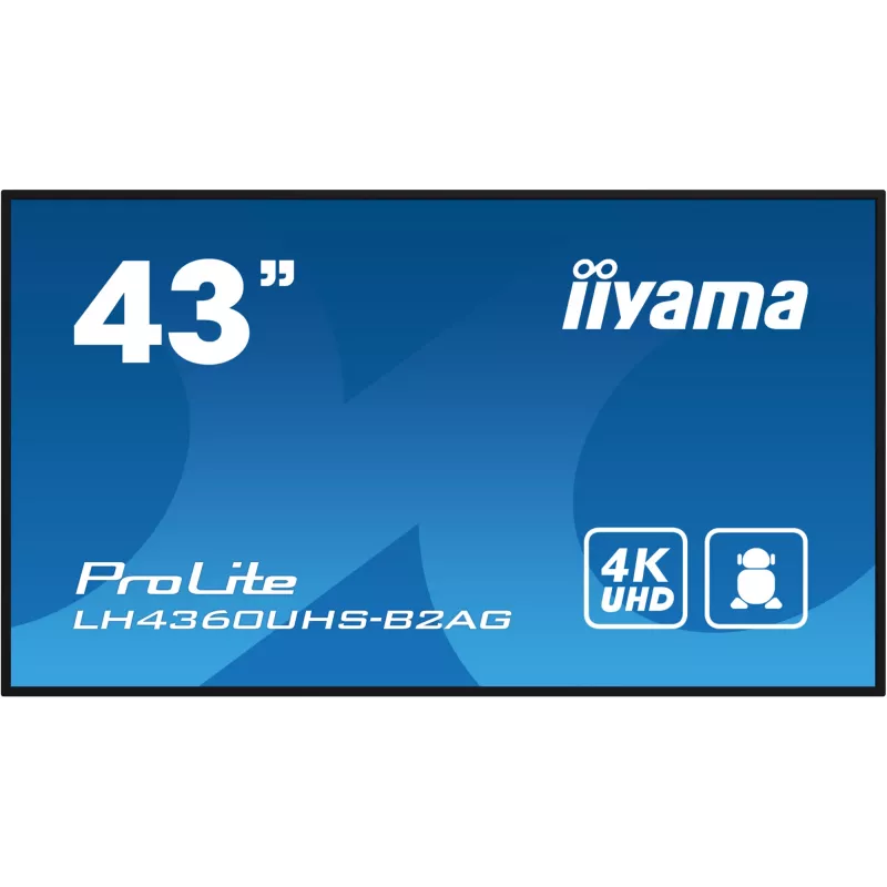 iiyama ProLite LH4360UHS-B2AG 43 inch 4K UHD digital signage-display