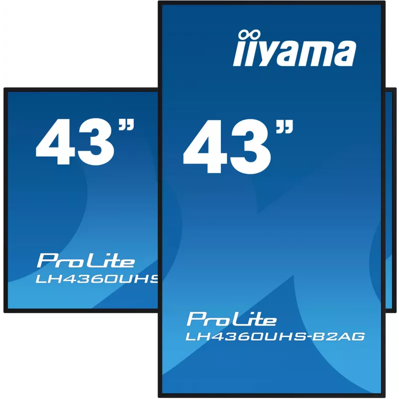iiyama ProLite LH4360UHS-B2AG 43 inch 4K UHD digital signage-display