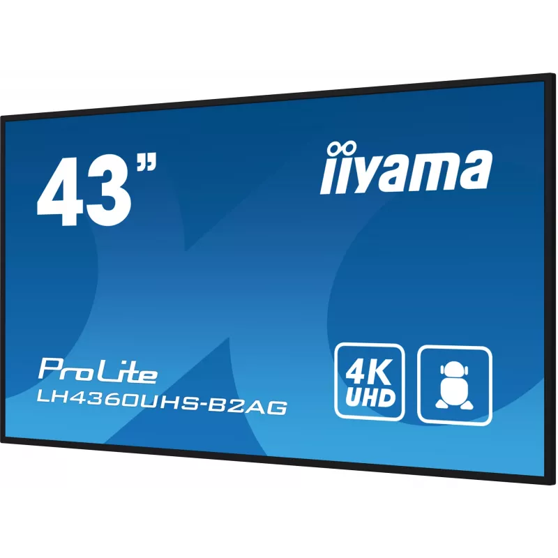 iiyama ProLite LH4360UHS-B2AG 43 inch 4K UHD digital signage-display