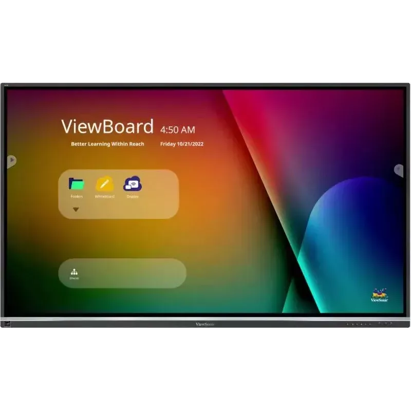 Viewsonic IFP6550-5F interactief whiteboard 165,1 cm (65 inch) 3840 x 2160 pixel touchscreen zwart HDMI