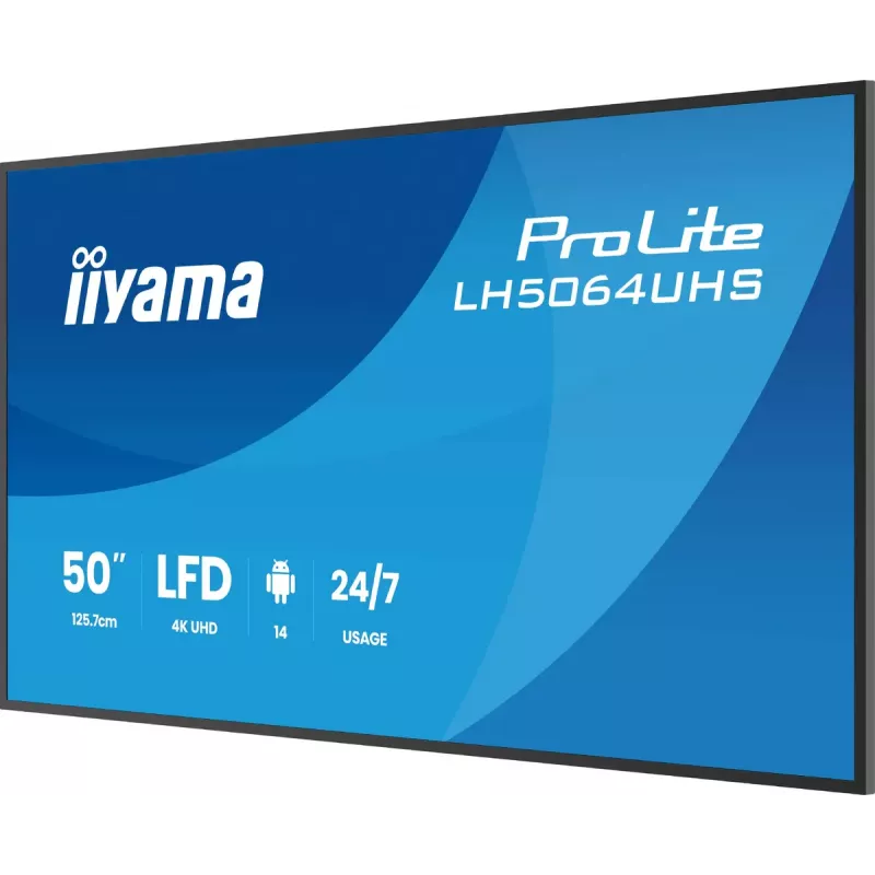 Digital signage-flatpanel iiyama LH5564UHS-B1AG 55 inch 4K Ultra HD