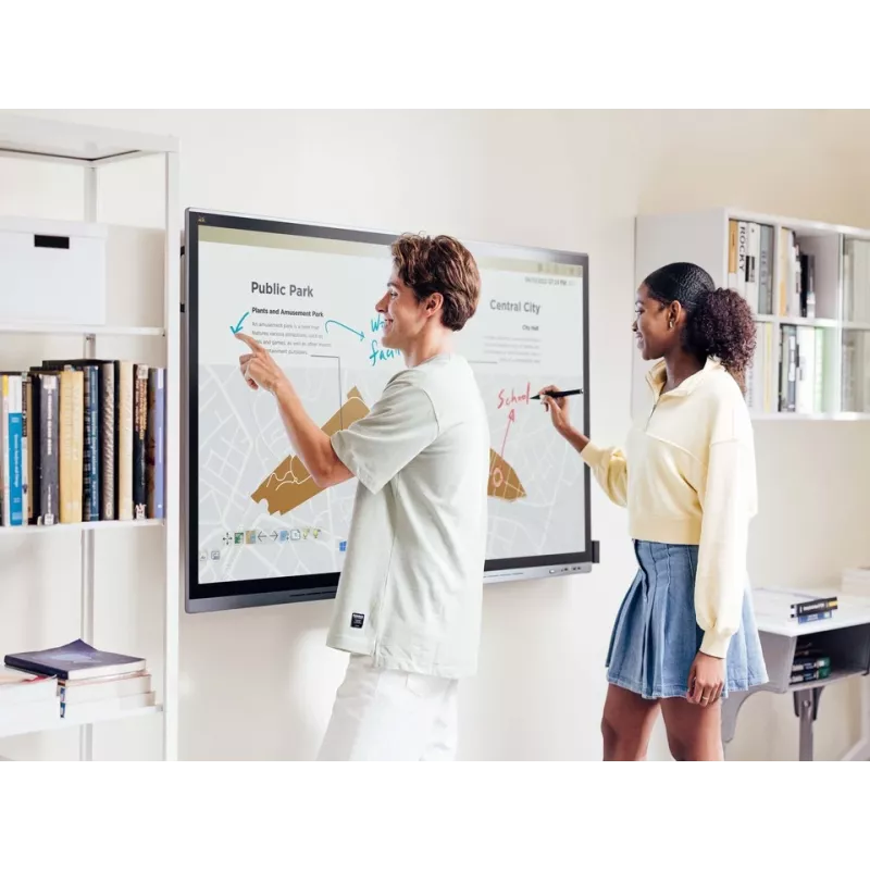 Viewsonic IFP7562 signage display interactief flatpanel 190,5 cm (75 inch) LED Wi-Fi 350 cd/m² 4K Ultra HD zwart touchscreen ingebouwde processor Android