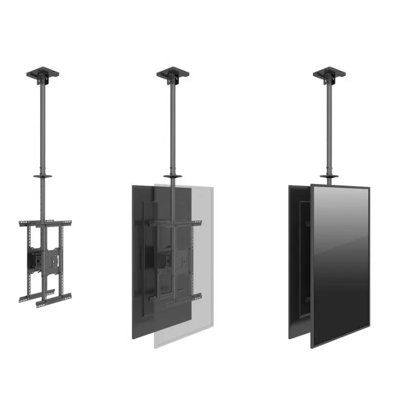 Equip 32 inch-65 inch plafondsteun voor twee beeldschermen