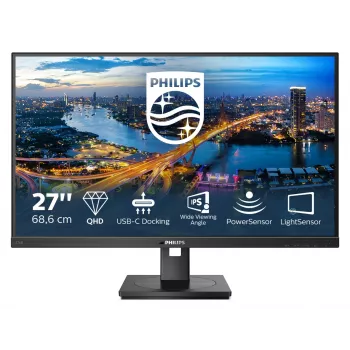 Philips 276B1/00 computermonitor 68,6 cm (27 inch) 2560 x 1440 pixel Full HD LED zwart