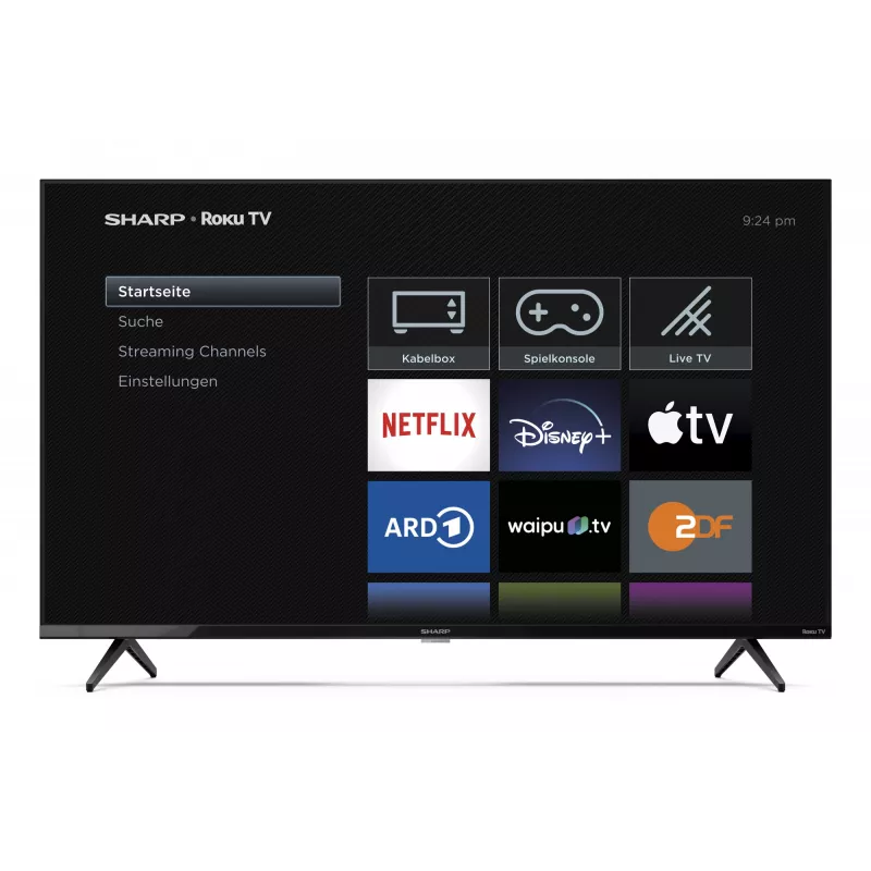 Sharp 43GJ4225E 109,2 cm (43 inch) 4K Ultra HD smart-tv Wi-Fi zwart
