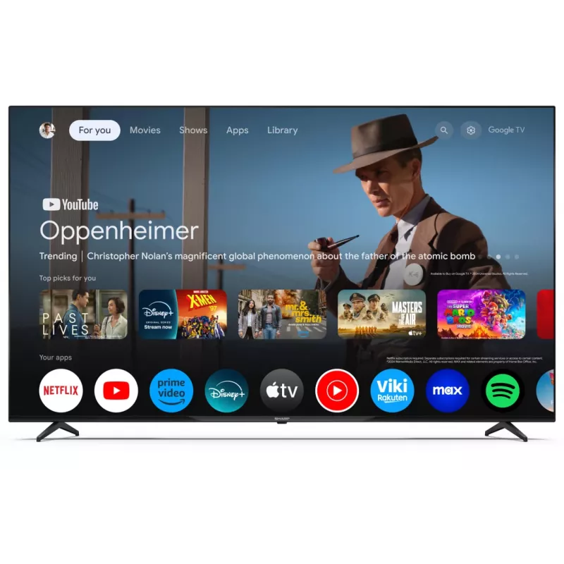 Sharp 70GL4260E tv 177,8 cm (70 inch) 4K Ultra HD smart-tv Wi-Fi zwart