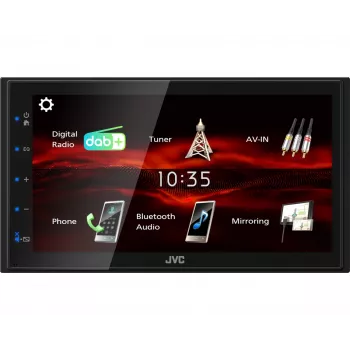 JVC KW-M180DBT autoradio-receiver zwart 180 W Bluetooth