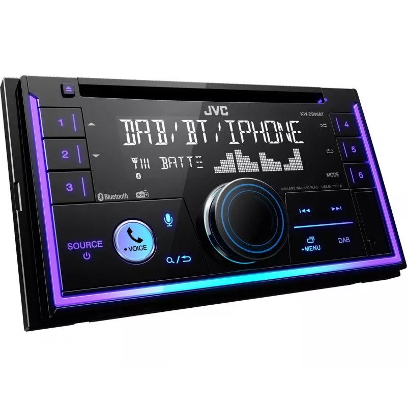 JVC KW-DB95BT zwart 200 W Bluetooth