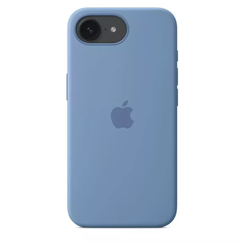 APPLE iPhone 16E – siliconen case – winterblauw (MD3Q4ZM/A)