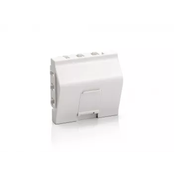 Equip Franse modulaire afdekplaat - haakse inzet, 45 mm, 45 mm, 27,5 mm, 13 g, 115 mm, 55 mm