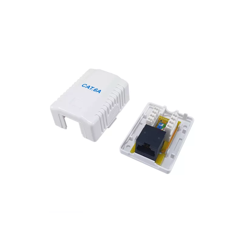Netwerk-aansluitdoos Equip 235215 Cat6a wit 54 mm x 39 mm x 29,5 mm