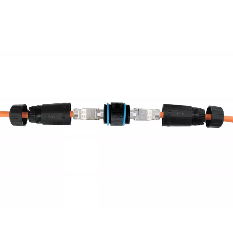 Outdoor RJ45 inline-koppelaar Equip Cat.6A 221172