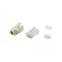 Equip Cat.6A RJ45 stekkerset 100 stuks transparant wit