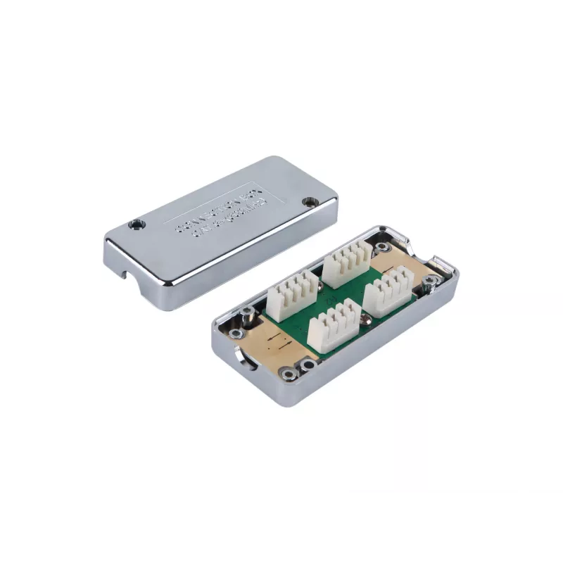 Equip Cat.6A afgeschermde aansluitdoos zilver kabelstandaard Cat6a