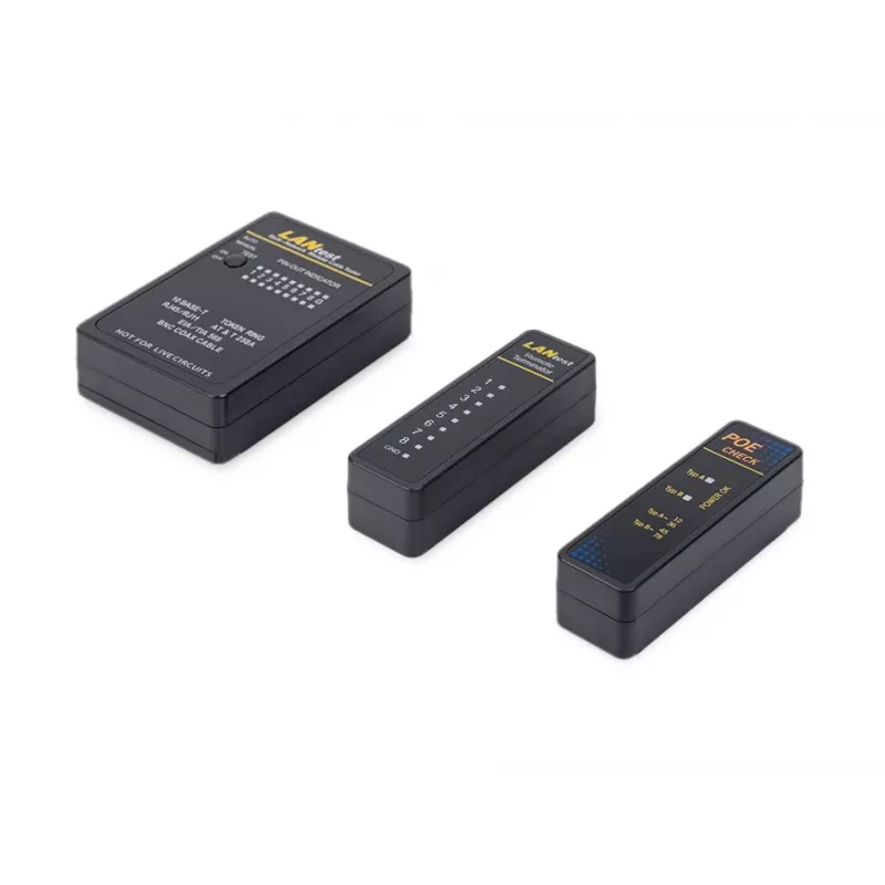 Equip netwerkkabeltester, RJ45, BNC, PoE