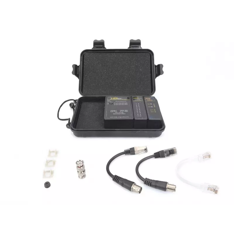 Equip netwerkkabeltester, RJ45, BNC, PoE