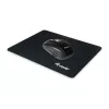 Equip muismat, zwart, effen, nylon, rubber, antislip onderkant