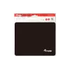 Equip muismat, zwart, effen, nylon, rubber, antislip onderkant