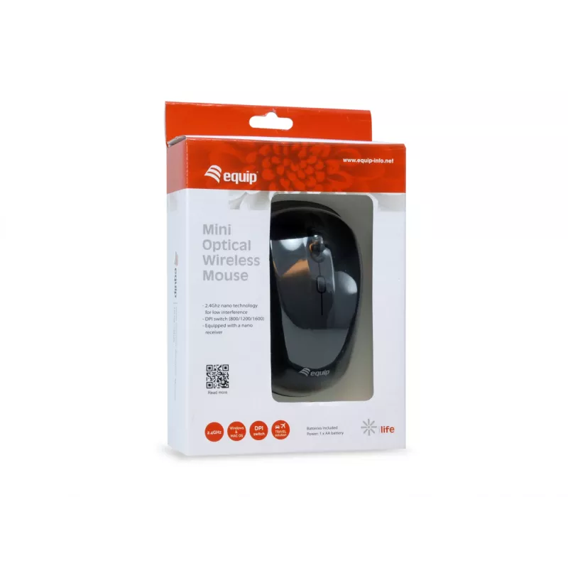 Equip mini optische draadloze RF-muis