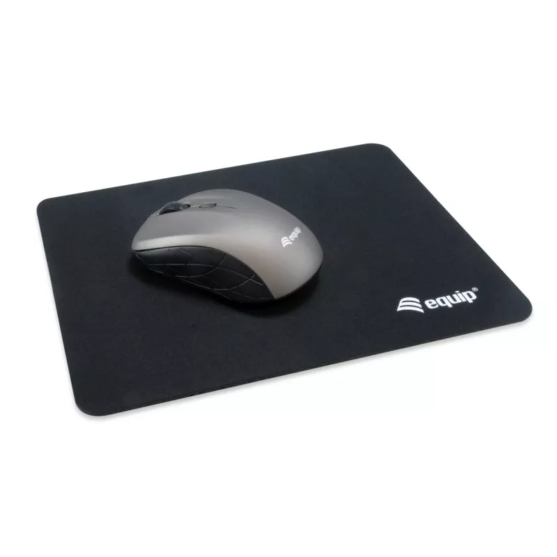 Equip mini optische draadloze muis, dubbelhandig, optisch, RF draadloos, 1600 DPI, grijs