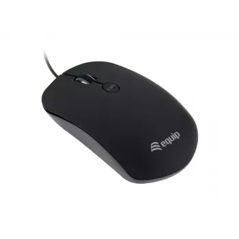Equip USB Comfort muis, dubbelhandig, optisch, USB Type-A, 1600 DPI, zwart