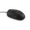 Equip USB stille muis, dubbelhandig, optisch, USB Type-A, 1200 DPI, zwart