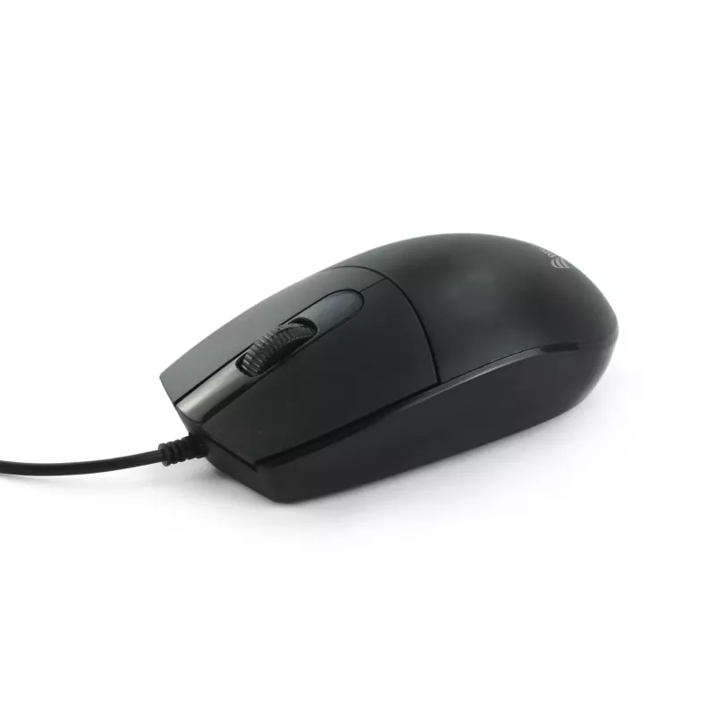 Equip USB stille muis, dubbelhandig, optisch, USB Type-A, 1200 DPI, zwart