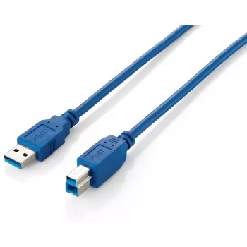 USB 3.0 kabel Type-A naar Type-B Equip 128291 1,0 m blauw