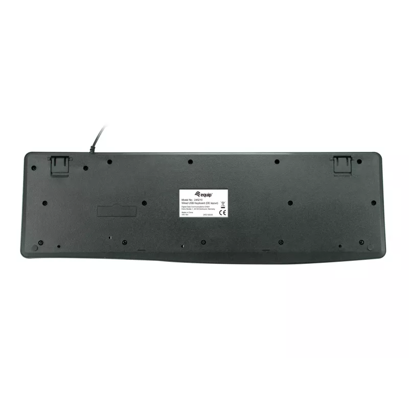 Equip bedraad USB-toetsenbord, full-size (100%), bedraad, USB, QWERTY, zwart
