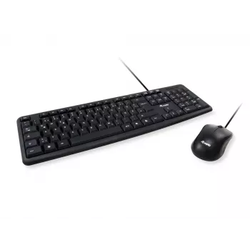 Equip 245202 toetsenbord muis inbegrepen kantoor USB QWERTY Portugees zwart