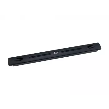 Blindplaat Equip 19 inch 1HE gereedschapsloos zwart rackcapaciteit 1HE