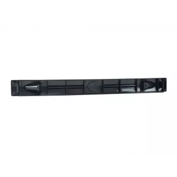 Blindplaat Equip 19 inch 1HE gereedschapsloos zwart rackcapaciteit 1HE