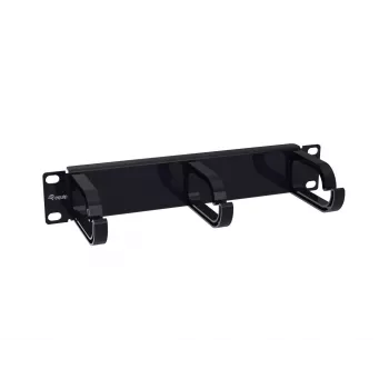 Equip 10 inch kabelmanagementpaneel, 1U, zwart